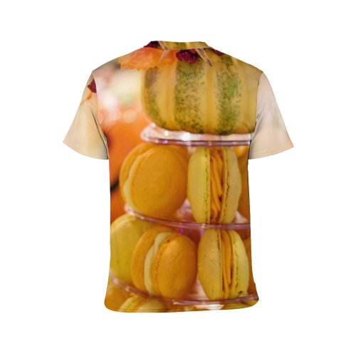 yanfind Adult Full Print T-shirts (men And Women) Wood Sugar Fall Chocolate Sweet Decoration Health Halloween Pumpkin Fruit Homemade Traditional