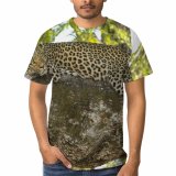 yanfind Adult Full Print T-shirts (men And Women) Big Cat Branch Leopard Safari Tree Wild Wilderness Wildlife