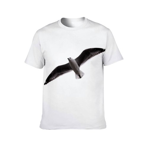 yanfind Adult Full Print T-shirts (men And Women) Snow Flight Winter Freedom Seagulls Outdoors Wild Fly Goose Wildlife Feather Ornithology
