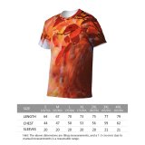 yanfind Adult Full Print Tshirts (men And Women) Leafs Autumn Sky Colorful Tree Branches Abstract Texture Soft Vivid Plants