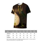yanfind Adult Full Print T-shirts (men And Women) Wood Art Garden Pot Leaf Tree Flower Decoration Christmas Cactus Flora Growth