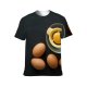 yanfind Adult Full Print T-shirts (men And Women) Arrangement Chicken Condiment Convenient Cook Cuisine Culinary Delicious Egg From