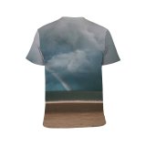 yanfind Adult Full Print T-shirts (men And Women) Aqua Bay Beach Cloud Cloudy Coast Coastline Endless Freedom Gloomy Harbor