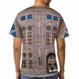yanfind Adult Full Print T-shirts (men And Women) Arched Window Architecture Bavaria Building Courtyard Design Door Entrance Exit Exterior