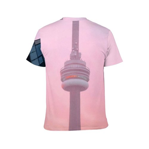 yanfind Adult Full Print T-shirts (men And Women) Architecture Attract Building Center Central City Colorful Communication Complex