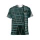 yanfind Adult Full Print T-shirts (men And Women) City Building Construction Office Architecture Window Reflection Urban Perspective