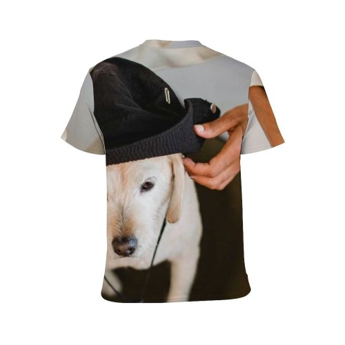yanfind Adult Full Print T-shirts (men And Women) Apartment Friend Chair Creature Crop Dog Ethnic Faceless Female