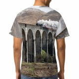 yanfind Adult Full Print T-shirts (men And Women) Arch Architecture Daylight Glenfinnan Viaduct Harry Potter Historic Landmark Landscape