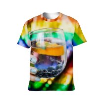 yanfind Adult Full Print T-shirts (men And Women) Fashion Glass Cute Creativity Child Fun Nightlife Leisure Handmade Motley Crafts