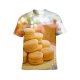 yanfind Adult Full Print T-shirts (men And Women) Wood Coffee Tea Sugar Breakfast Candy Chocolate Sweet Baking Cake Homemade Traditional