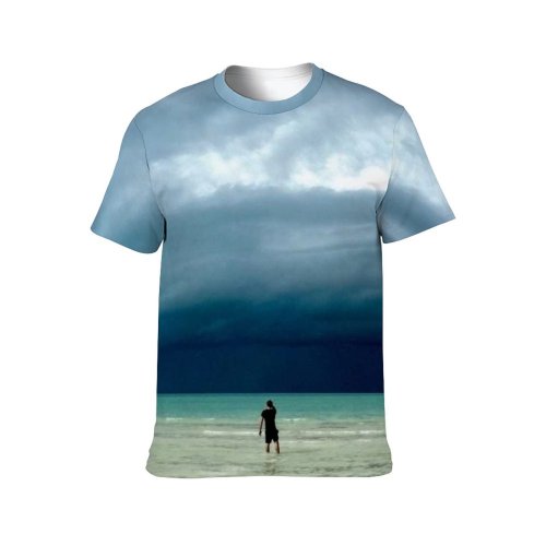 yanfind Adult Full Print T-shirts (men And Women) Sea Beach Sand Relaxation Ocean Summer Travel Seascape Seashore Island Outdoors