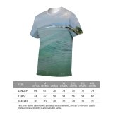 yanfind Adult Full Print T-shirts (men And Women) Lautbiru Sea Shore Landscape Clouds Beach