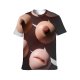 yanfind Adult Full Print T-shirts (men And Women) Love Easter Chicken Fun Delicious Little Conceptual Nutrition Teamwork Togetherness Round