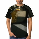 yanfind Adult Full Print T-shirts (men And Women) Asphalt Auto Automobile Building Bumper Cab Car City Colorful Contemporary Creative