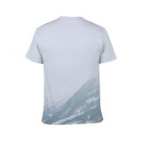 yanfind Adult Full Print T-shirts (men And Women) Atmosphere Breathtaking Building Cabin Calm Construction Space Cottage Daytime Distant Fog Freeze