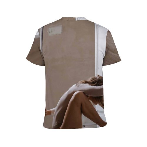 yanfind Adult Full Print T-shirts (men And Women) Wood Fashion Architecture Door Window Strength Exercise Family Mirror Sexy Pretty Ballet