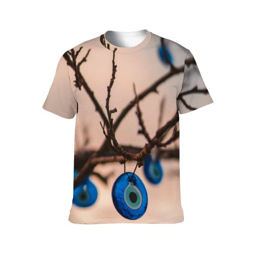 yanfind Adult Full Print T-shirts (men And Women) Snow Wood Bird Summer Winter Leaf Tree Fall Outdoors Branch