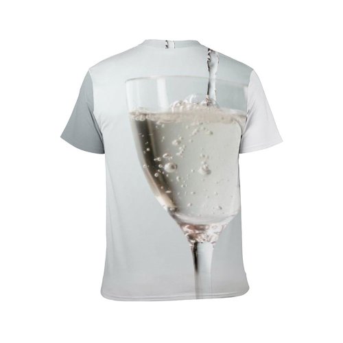 yanfind Adult Full Print T-shirts (men And Women) Bar Clear Cocktail Space Details Martini Negative Pouring Strain Strainer Wine Glass