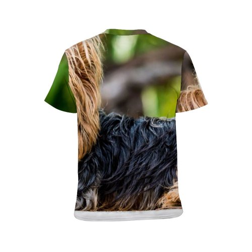yanfind Adult Full Print T-shirts (men And Women) Dog Pet Yorkshire