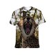 yanfind Adult Full Print T-shirts (men And Women) Tree Big Fur Portrait Cat Wild Hunter Jungle Leopard