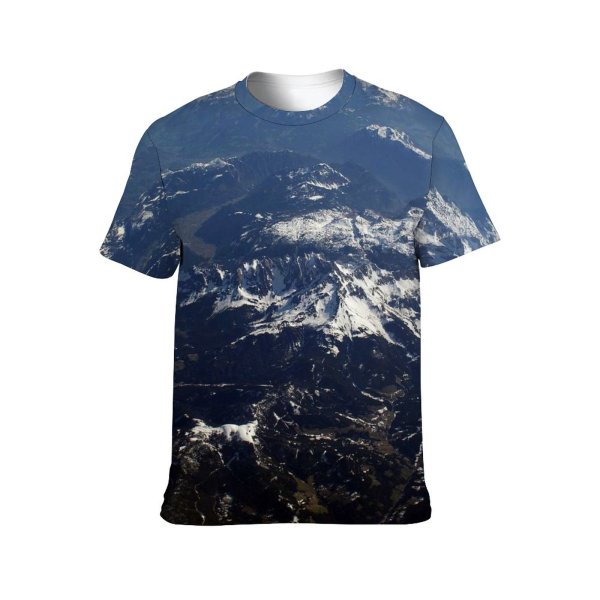 yanfind Adult Full Print Tshirts (men And Women) Alpine Alps Beautiful Beauty Clear Cloud Clouds Cloudscape Cloudy High Horizon