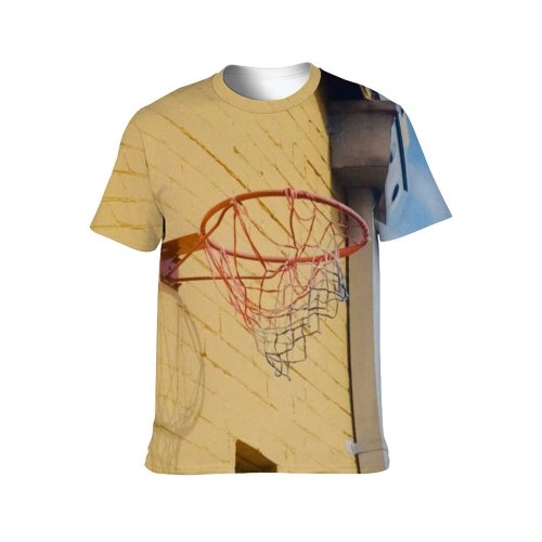 yanfind Adult Full Print T-shirts (men And Women) Wood Street Summer School Architecture High Window Sky Outdoors Traditional Urban Family