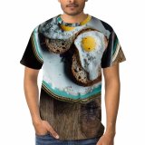 yanfind Adult Full Print T-shirts (men And Women) Appetizing Bread Breakfast Cook Crunch Crust Cuisine Culinary Delectable Delicious Dinner