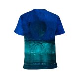 yanfind Adult Full Print T-shirts (men And Women) Calm Waters Cave Dark Floating Frost Frosty Frozen Melting