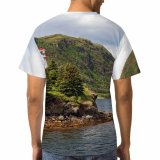 yanfind Adult Full Print Tshirts (men And Women) Lighthouse Building Structure Landscape Outdoor Sky Overcast Dusk Dawn Evening