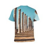 yanfind Adult Full Print T-shirts (men And Women) Art Architecture Marble Outdoors Stone Religion Ancient Acropolis Parthenon Column Archaeology