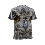 yanfind Adult Full Print T-shirts (men And Women) Bird Beak Eagle Portrait Outdoors Wild Hunter Wildlife Feather