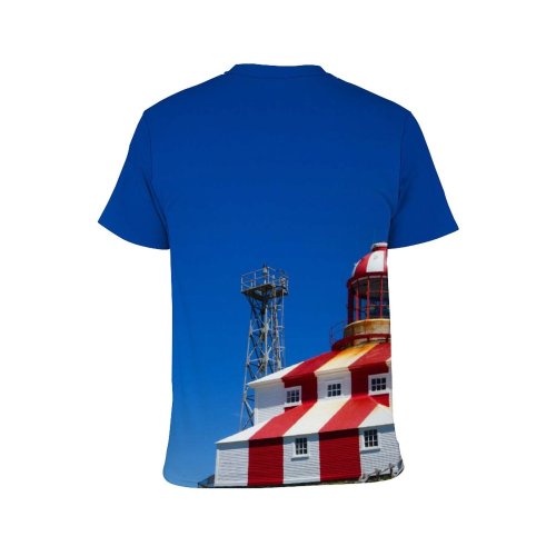 yanfind Adult Full Print Tshirts (men And Women) Lighthouse Clouds Light Ocean Atlantic Newfoundland Landscape Danger Safety Insurance Sunset