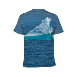 yanfind Adult Full Print Tshirts (men And Women) Adventures Beauty Coast Colorful Cool Ecology Frozen Glacial Icebergs Landscape