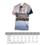 yanfind Adult Full Print T-shirts (men And Women) Apartment Bed Bedroom Cabinet Carpet Chair Comfort Cozy Curtain Decoration Design