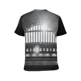 yanfind Adult Full Print T-shirts (men And Women) Arched Architecture Attract Bas Relief Building Bw Ceiling Classic Construction Daylight Daytime