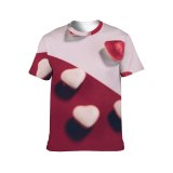 yanfind Adult Full Print T-shirts (men And Women) Arrangement Candy Celebrate Confectionery Congratulate Creative Cute Delicious Dessert Event February Festive