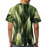 yanfind Adult Full Print T-shirts (men And Women) Backdrop Botany Colorful Space Countryside Cultivation Daylight Farmland Field From Above