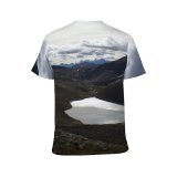 yanfind Adult Full Print Tshirts (men And Women) Grapes Grass Growing Growth Morning Outdoor Region Rural Sa Spring