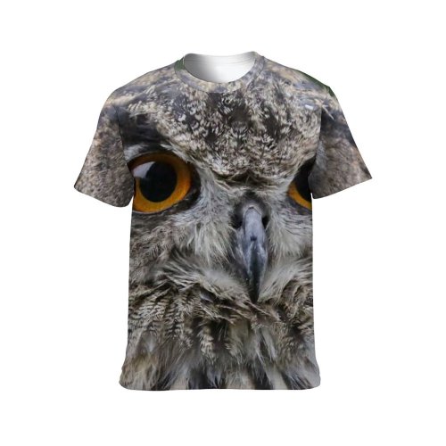 yanfind Adult Full Print T-shirts (men And Women) Bird Beak Eagle Portrait Outdoors Wild Hunter Wildlife Feather