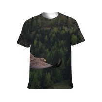 yanfind Adult Full Print T-shirts (men And Women) Bird Prey Eagle Feathers Flight Fly Flying Freedom Gliding Soaring Wing