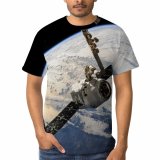 yanfind Adult Full Print T-shirts (men And Women) Astronaut Astronomy Atmosphere Aviation Exploration Flight Galaxy Planet Satellite Science Space