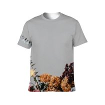 yanfind Adult Full Print T-shirts (men And Women) Aroma Arrangement Assorted Bloom Botany Bouquet Bud Bunch Colorful Space Decor