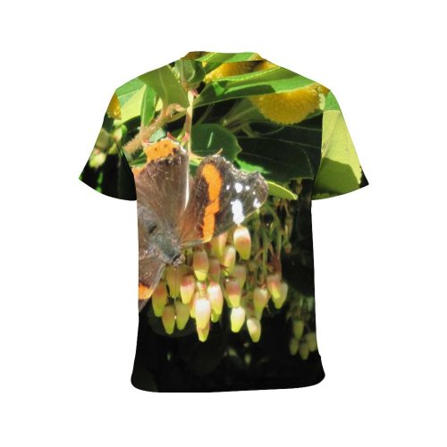 yanfind Adult Full Print Tshirts (men And Women) Tropical Forest Tree Plants Natural Habitat Butterfly Insect Flora Fauna Outdoors