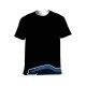 yanfind Adult Full Print T-shirts (men And Women) Art Dark Abstract Chrome Design Retro Metallic Sharp Stainless Insubstantial Disjunct