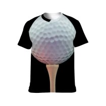 yanfind Adult Full Print T-shirts (men And Women) Ball Fun Health Golfer Leisure Club Recreation Proportion Round Disjunct