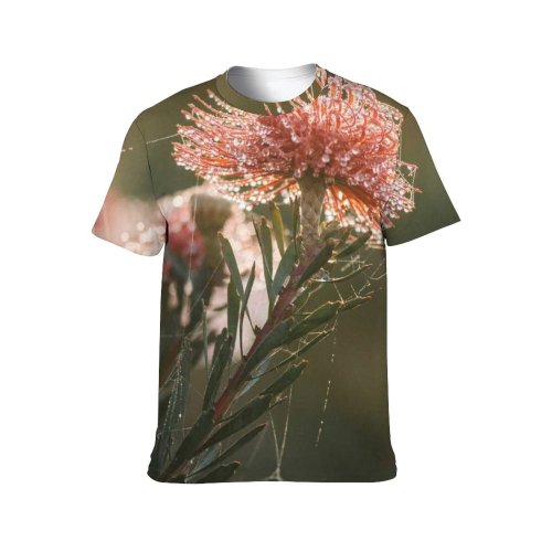 yanfind Adult Full Print T-shirts (men And Women) Summer Shrub Garden Winter Park Leaf Tree Flower Outdoors Evergreen Flora
