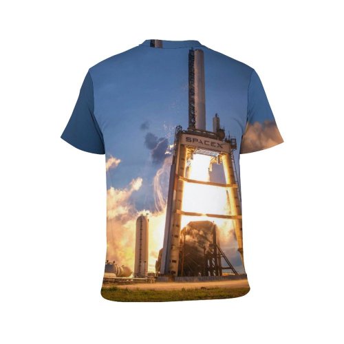 yanfind Adult Full Print T-shirts (men And Women) Architecture Clouds Dark Dawn Dusk Energy Evening Grass Landscape Light Outdoors Pollution