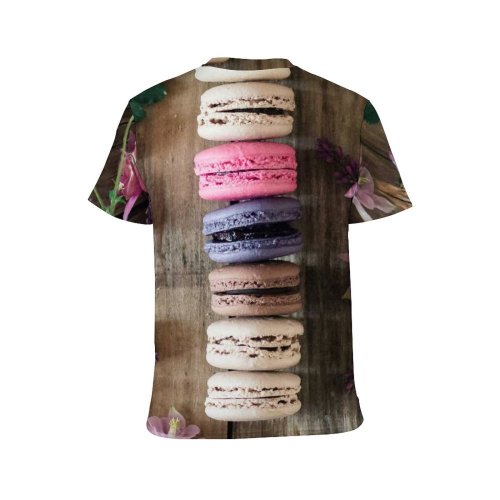 yanfind Adult Full Print T-shirts (men And Women) Appetizing Aromatic Arrangement Bake Baked Bakery Bloom Colorful Confectionery Cookie Creative