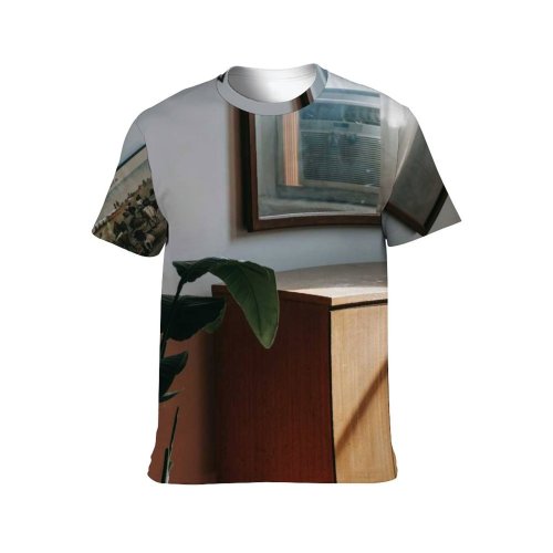 yanfind Adult Full Print T-shirts (men And Women) Apartment Home Cabinet Cupboard Decor Decoration Decorative Detail Dwell Floor Flora Flower