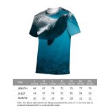 yanfind Adult Full Print T-shirts (men And Women) Sea Beach Ocean Winter Fish Underwater Outdoors Diving Wildlife Aquarium Pacific Marine